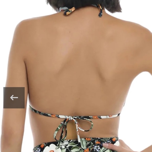 Body Glove Inflorescence Dita Triangle Bikini Top. Size xs - Picture 2 of 3